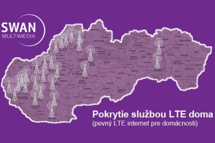 Ilustračný obrázok k článku Ďalšie prvenstvo SWANu: Službu LTE doma už ponúka vo všetkých krajských mestách